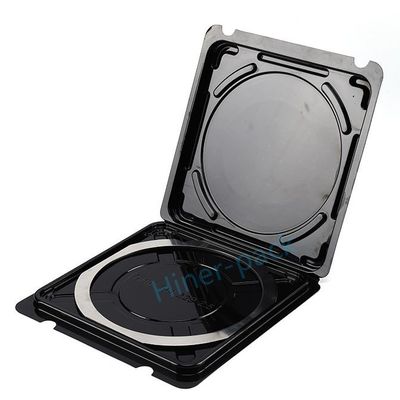 Αγορά Φρέμα Clamshell Single Wafer Box 6 ιντσών Silicon Wafer Μαύρο και διαφανές χαμηλή εκπομπή αερίων online manufacture