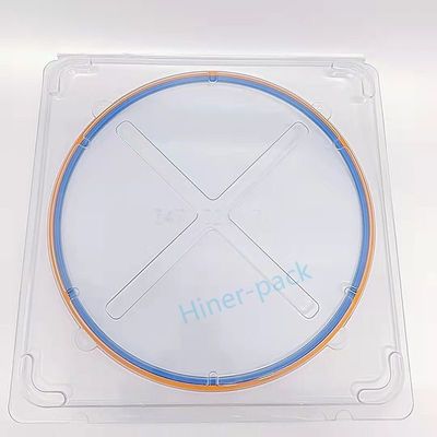 Αγορά ODM Flex Frame 12 ιντσών Single Silicon Wafer Box Υλικό PET Συμμόρφωση ROHS Χρησιμοποιείται στο Wafer Fab online manufacture