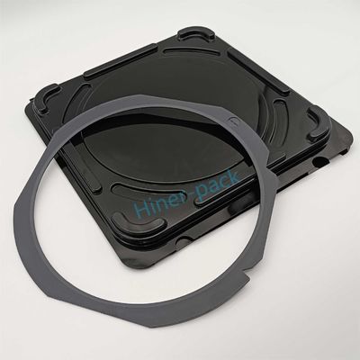 Αγορά HWS Silicon Wafer Frame Dicing Ring Μαύρο υλικό PPS για αποστολέα κυψελών online manufacture
