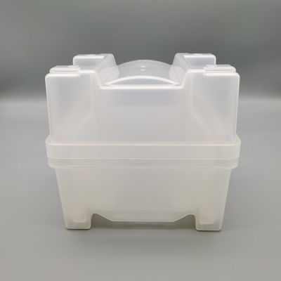 Αγορά 6 ιντσών 150mm Wafer Shipping Box PP Base Lid Cassette Set Διαφανές χρώμα με υψηλή συμβατότητα online manufacture