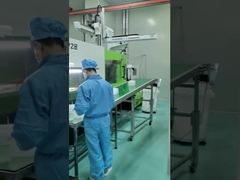 Καθαρό φθοριούχο πλακάκι PP Μεταφορικό κουτί με κασέτα 4 ιντσών 100 mm